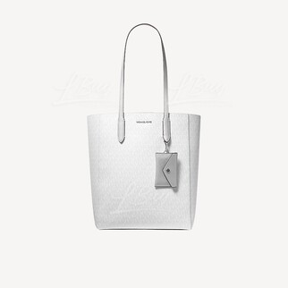 Vincent Large Saffiano Leather Tote Bag with Card Case