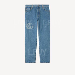 Gucci Lasered Double G denim pant