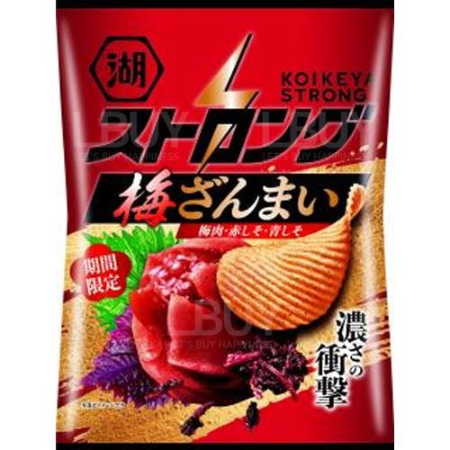 湖池屋 STRONG梅味波浪薯片52g