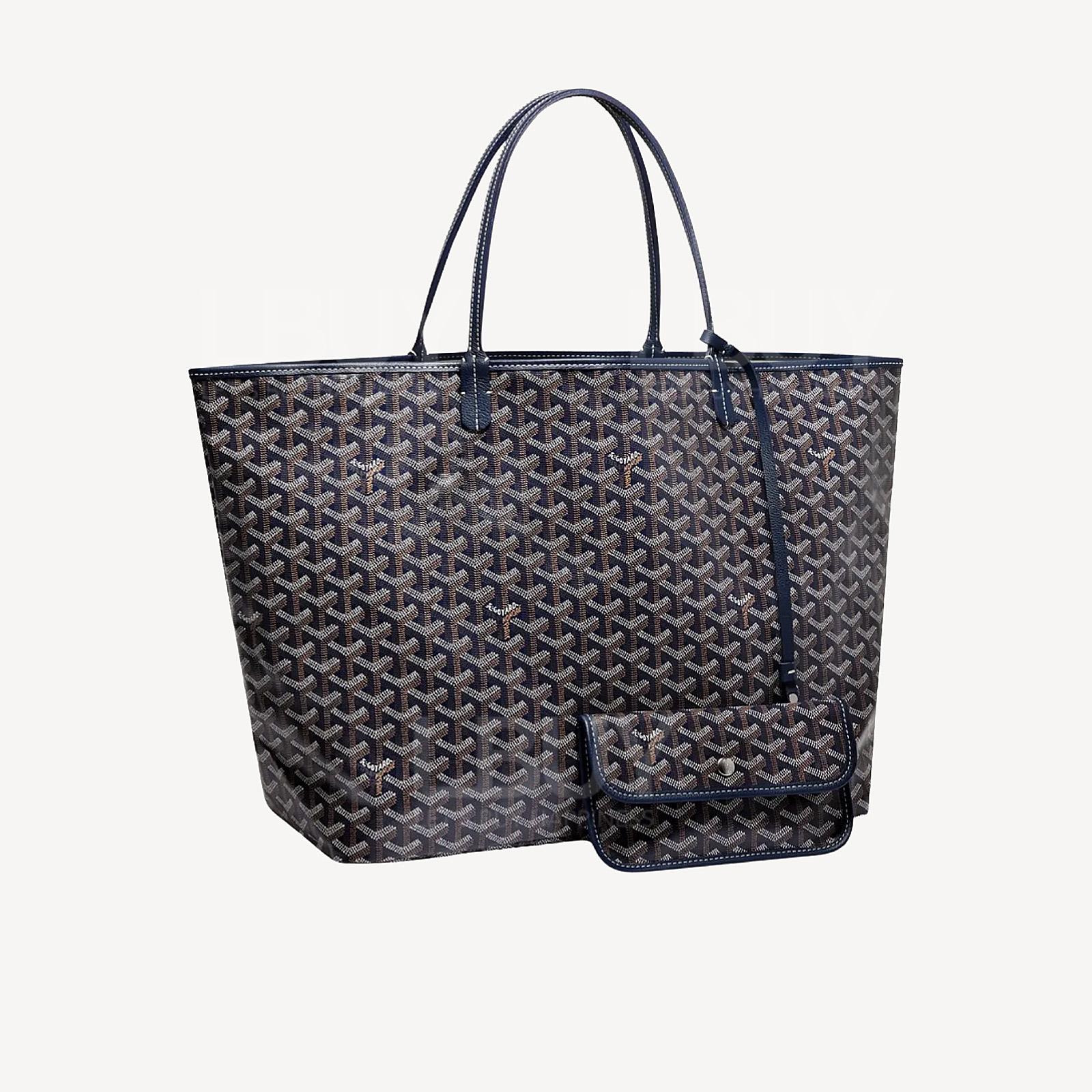 Goyard Saint Louis GM Bag Navy Blue