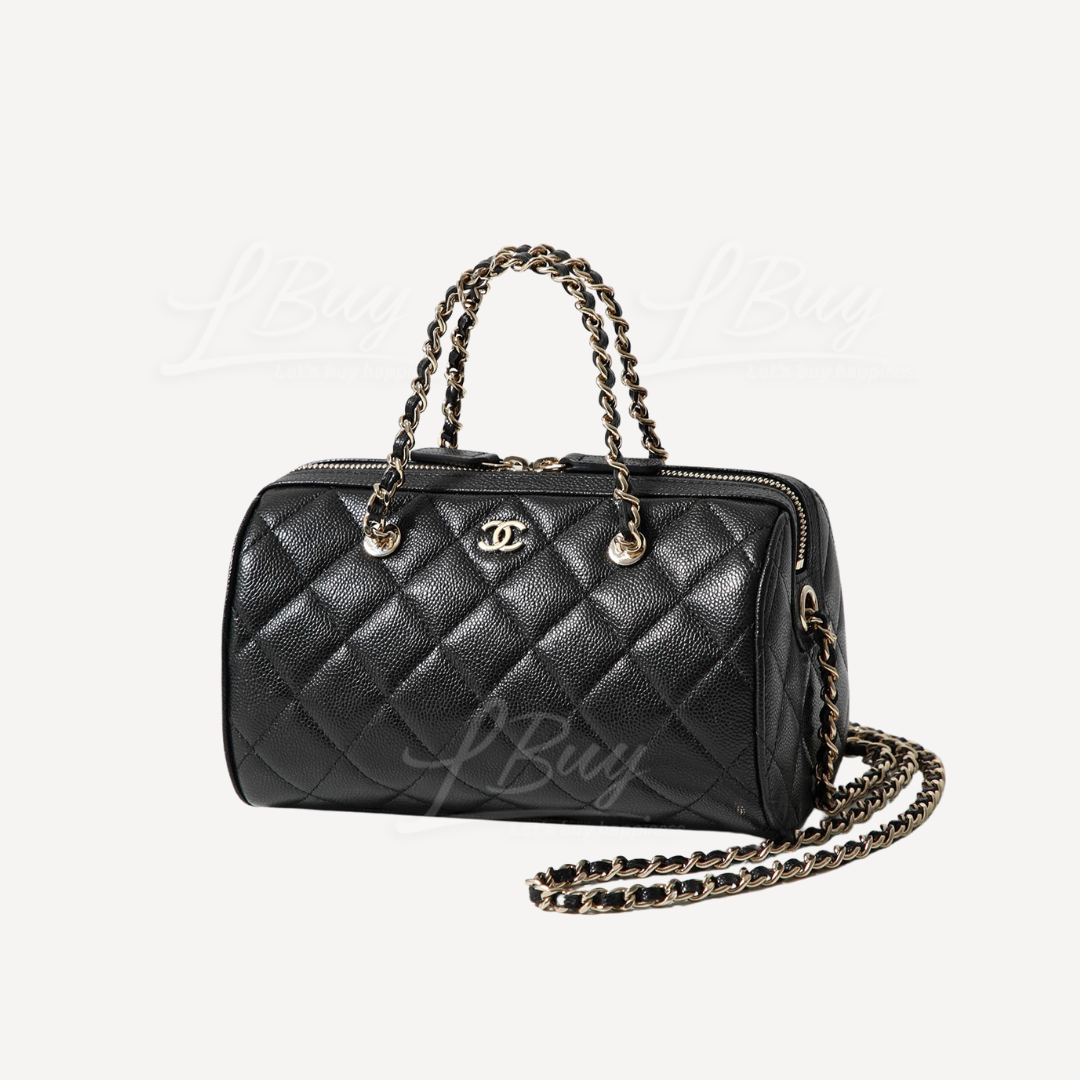 Chanel 圓桶袋 黑色 AP4474