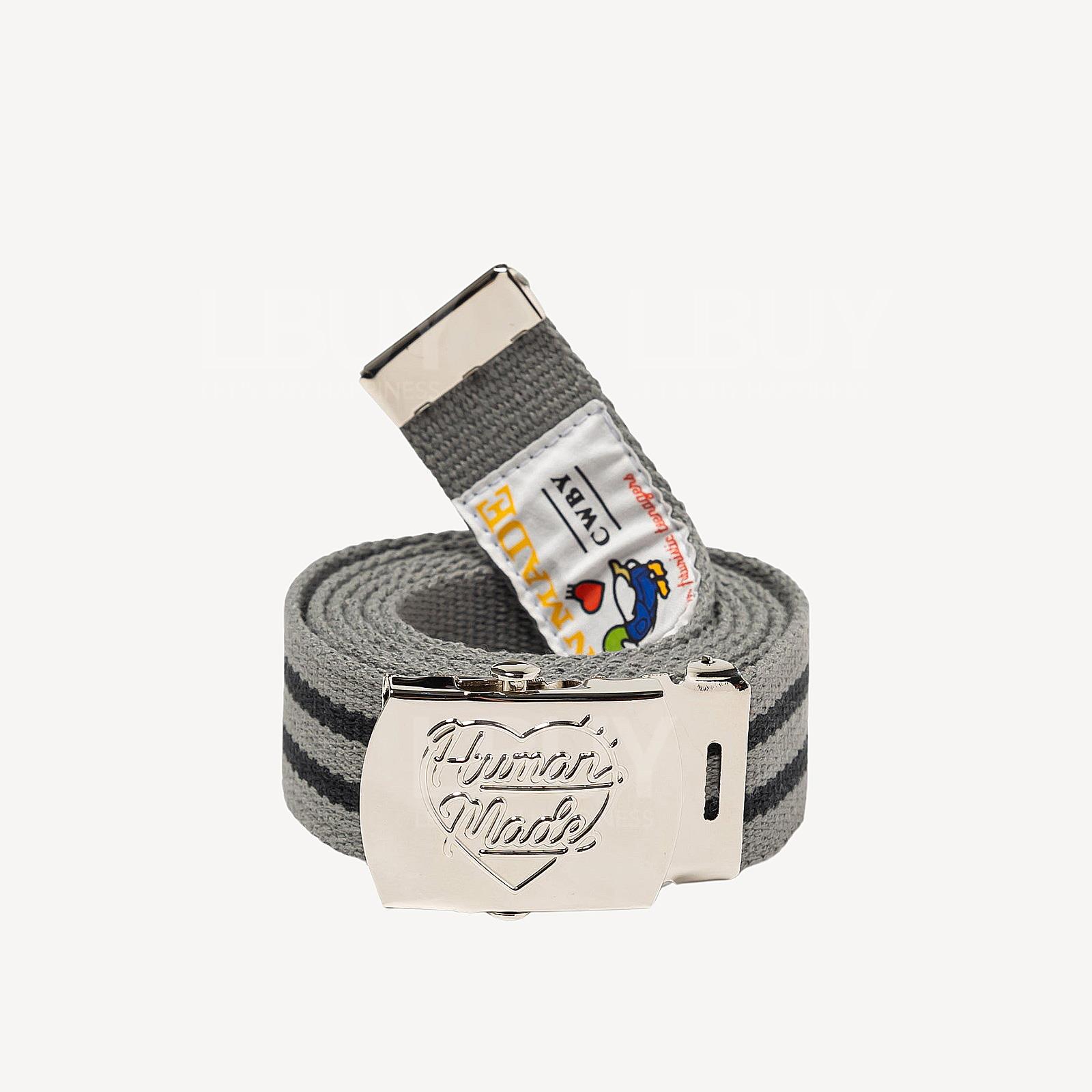 Human Made Web Belt Gray