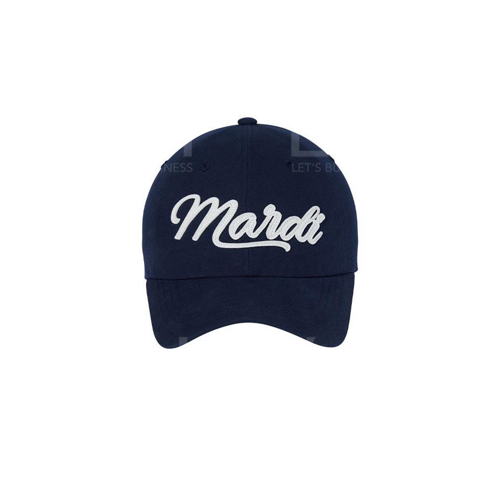 韓國 Mardi Mercredi Cap Mardi Vintage Logo Navy Cream