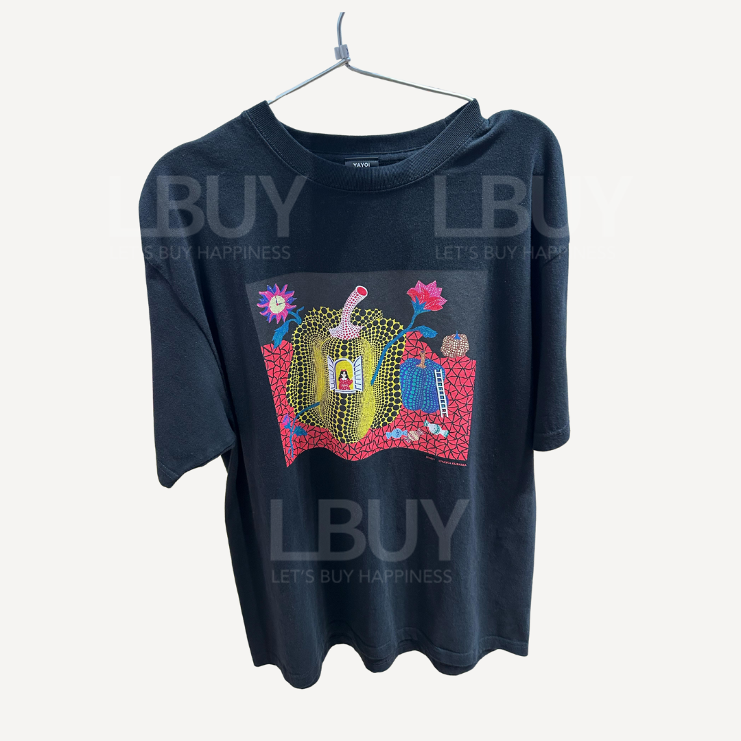 草間彌生 Multi T-Shirt Black