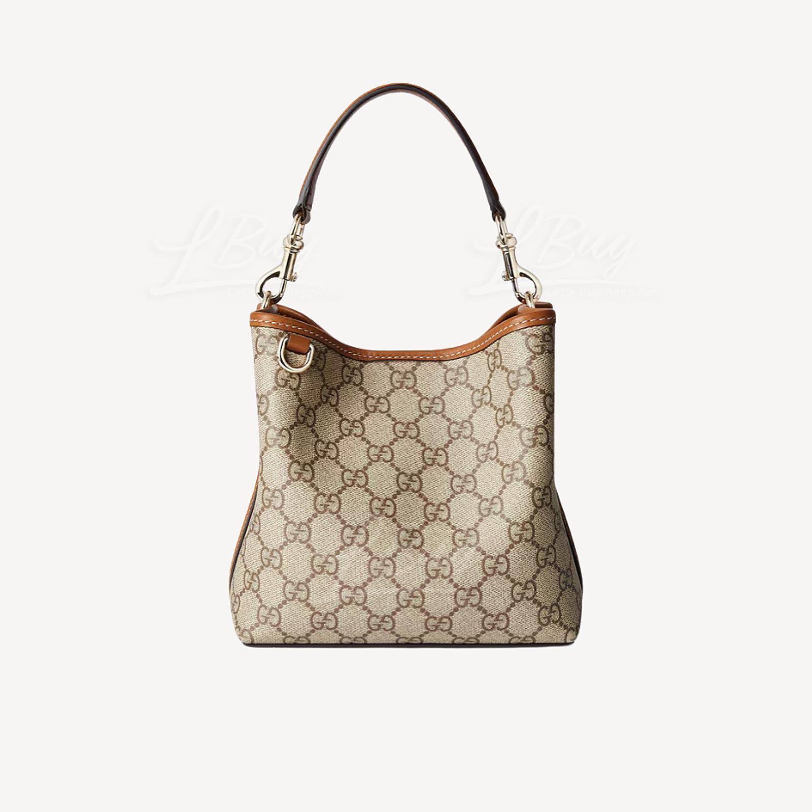 Gucci GG Emblem Small Bucket Bag