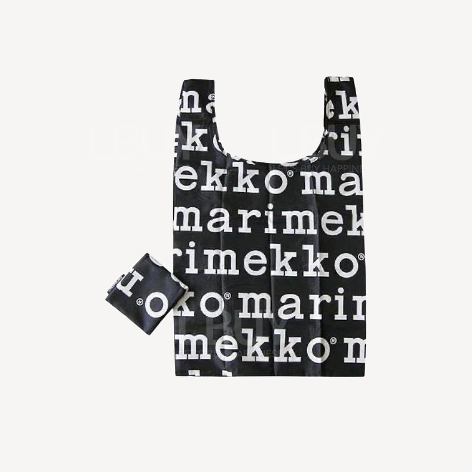 marimekko Marilogo 黑色環保袋