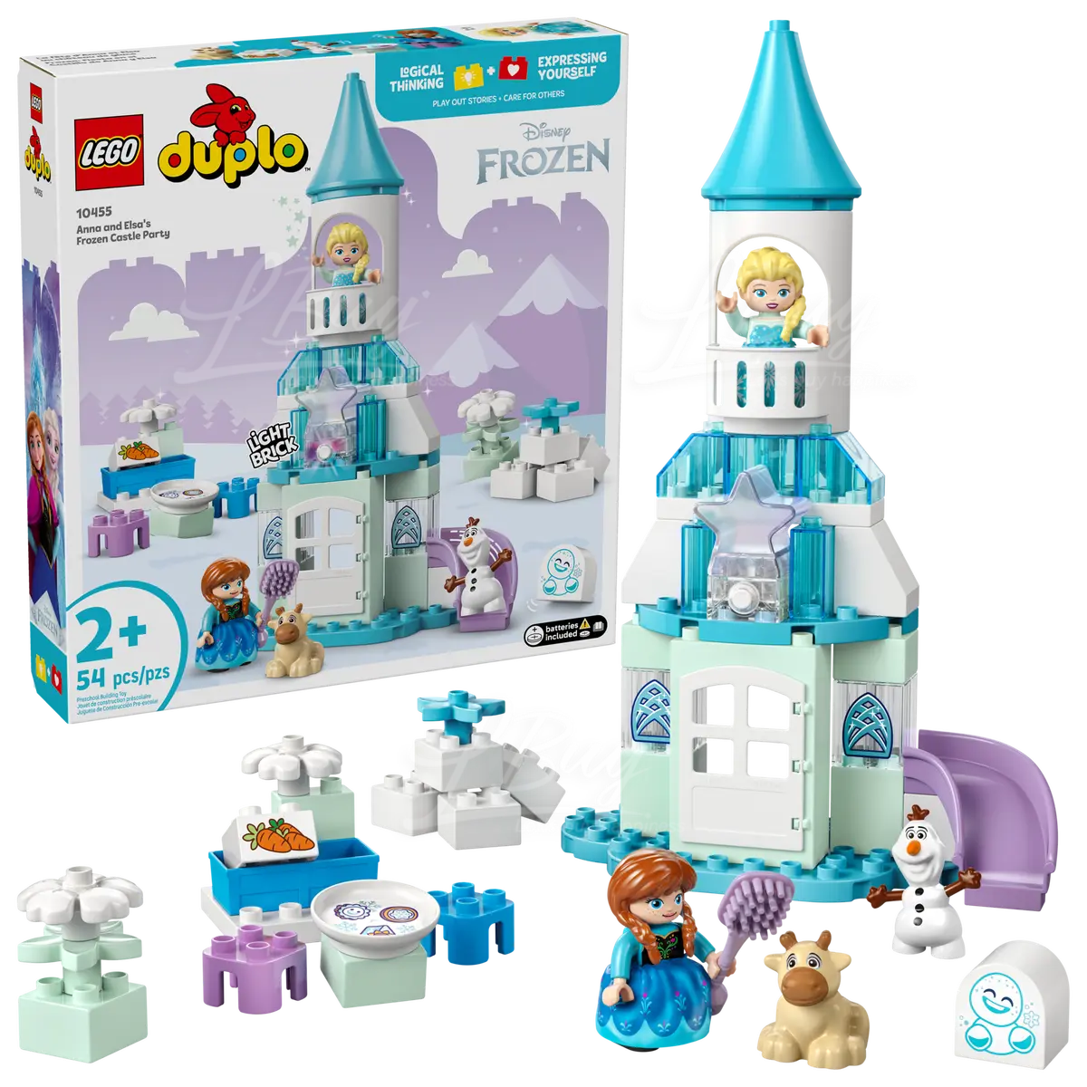 LEGO 10455 DUPLO Disney™ 安娜與艾莎的冰雪城堡派對 2+