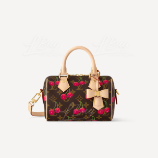 LV x TM 村上隆 Speedy Bandoulière 20 櫻桃包