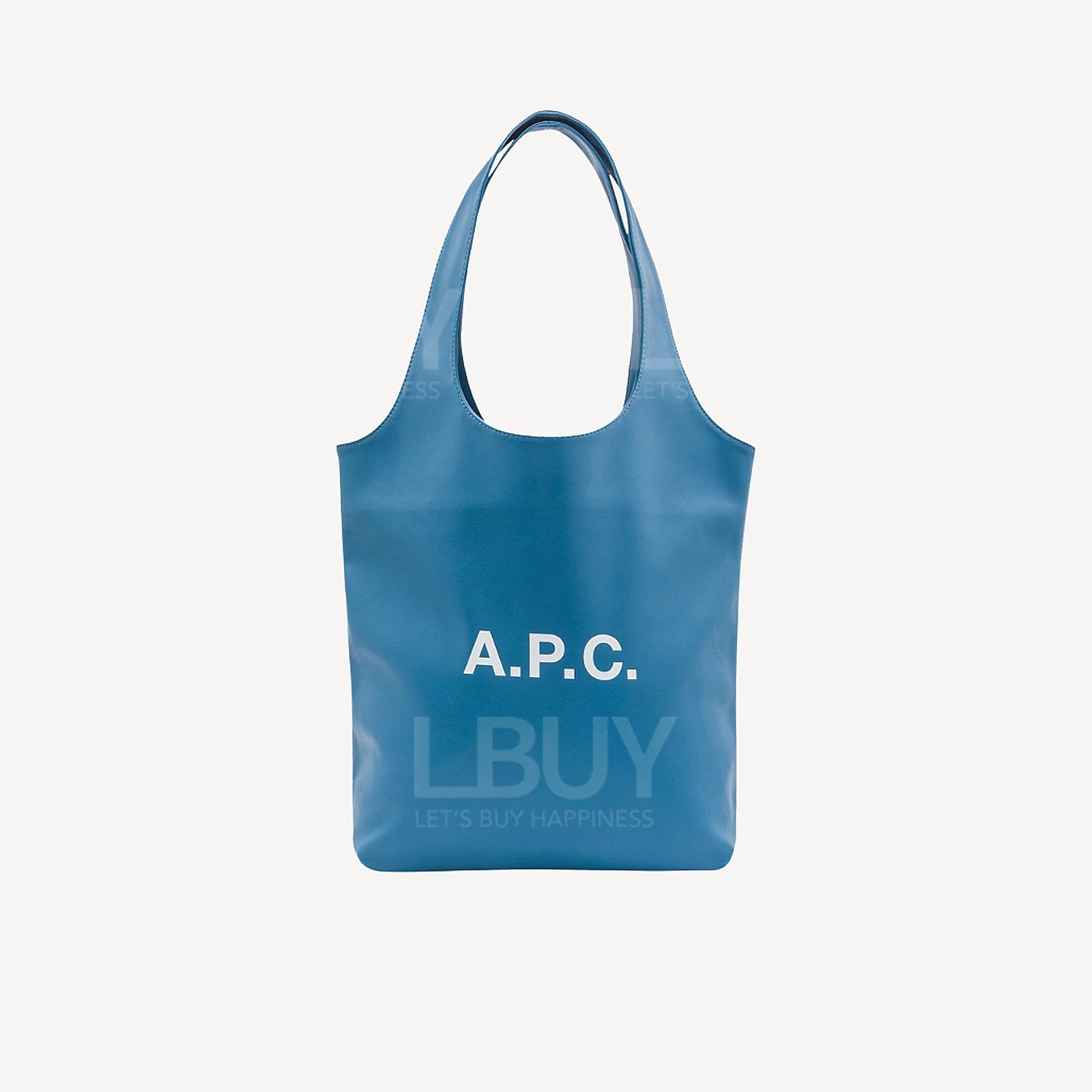 A.P.C. Logo Ninon Small Tote Bag 彩蓝色 小号手挽袋