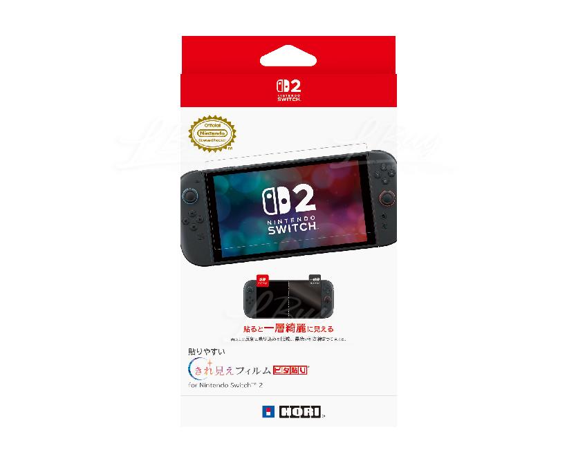 HORI 简单易贴 防眩光高清膜 for Nintendo Switch 2