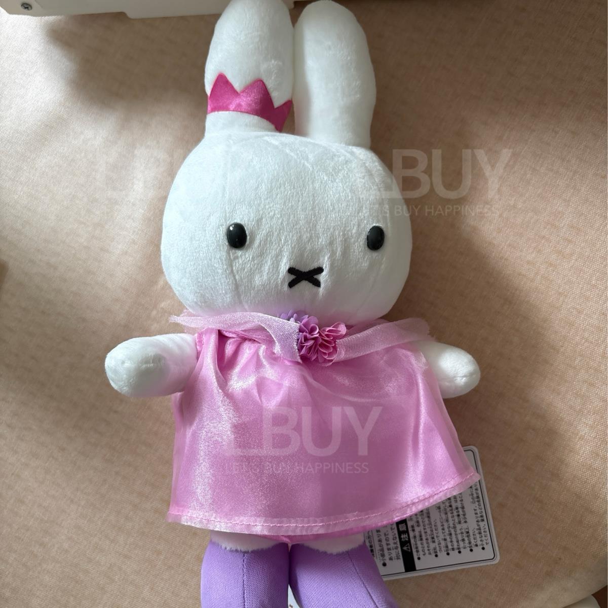 Miffy 豪斯登堡限定粉紅皇冠生日公仔