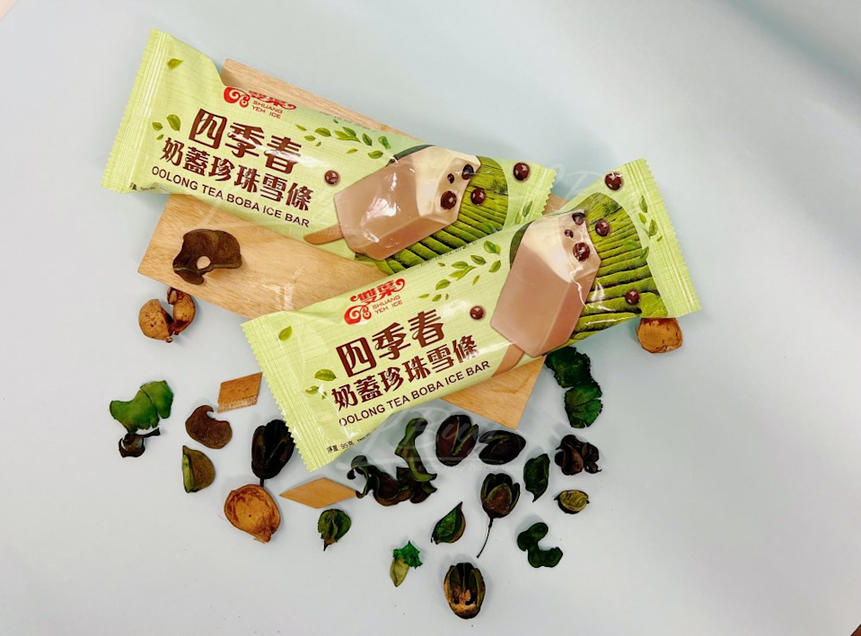 雙葉四季春奶蓋珍珠雪條 95g