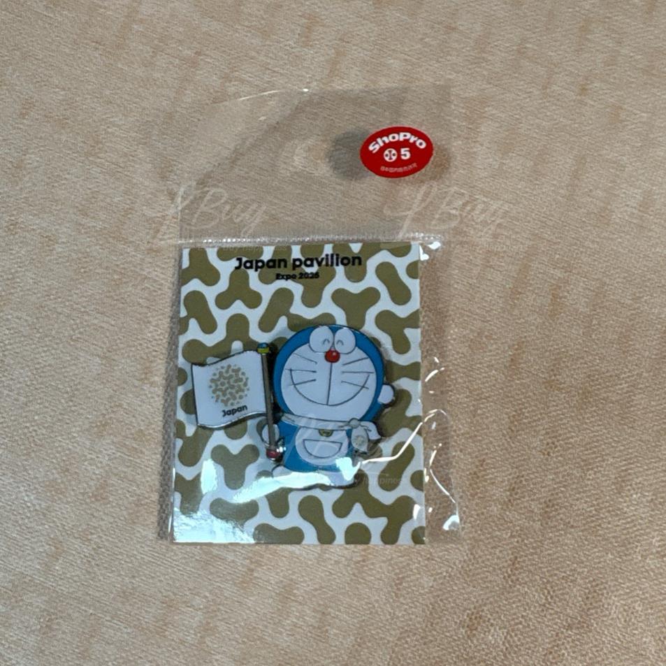 多啦A夢 世博限定萬博旗Pin