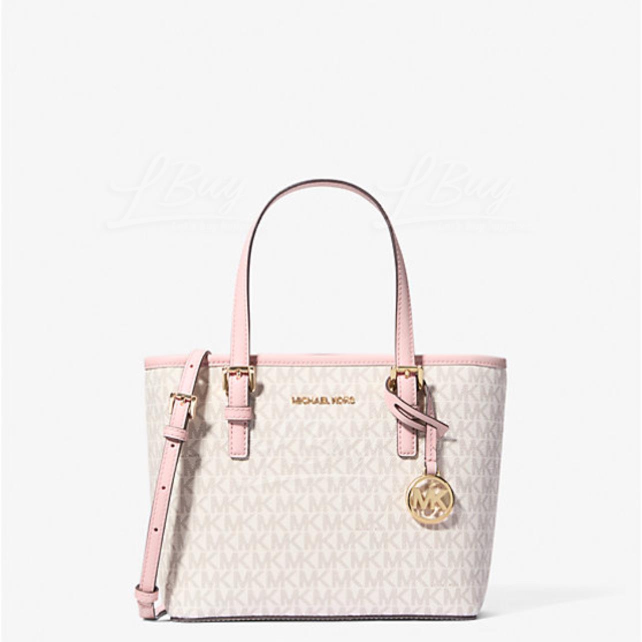 Michael Kors Jet Set Travel Extra-Small Logo Top-Zip Tote Bag