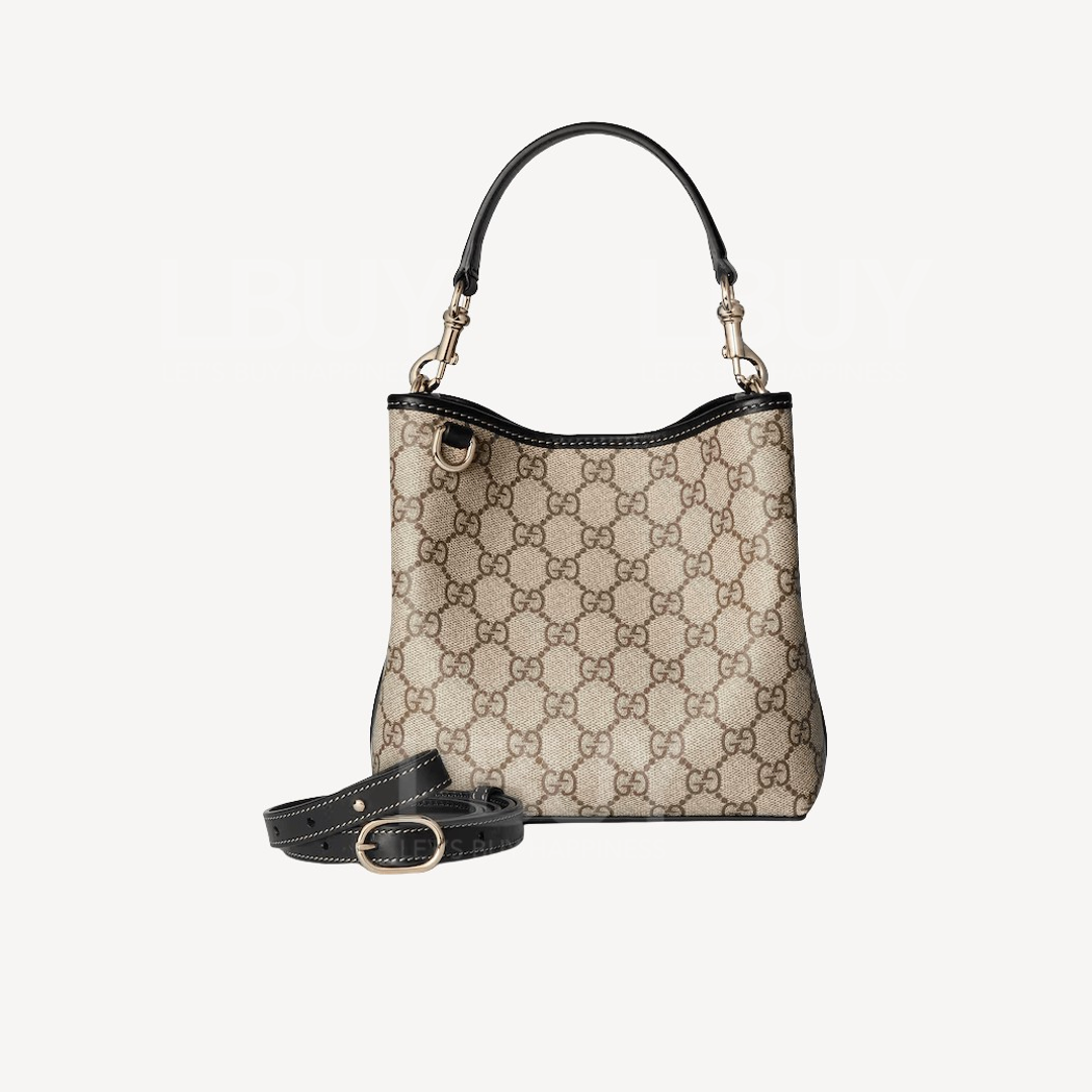 Gucci GG Emblem Small Bucket Bag 小号桶袋 黑色