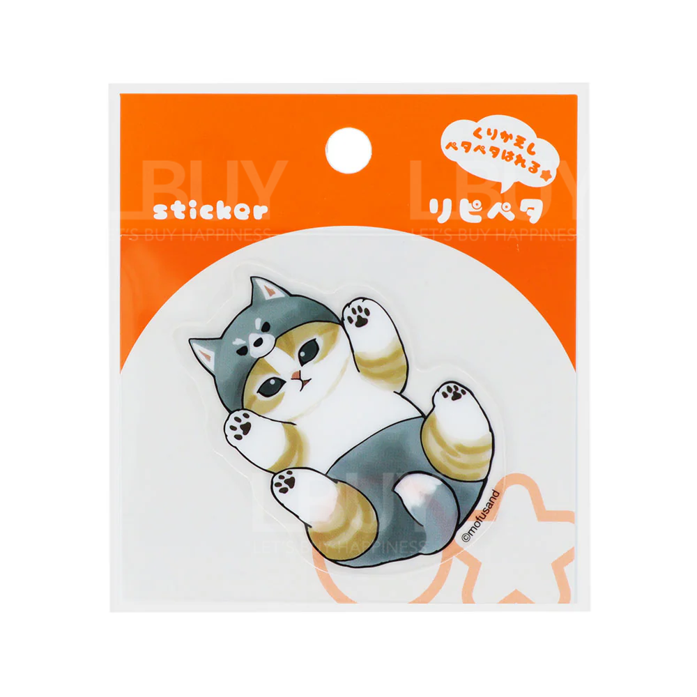 Mofusand 可重用貼紙 - 小狼