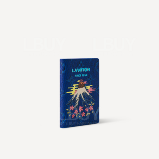 LV Mt. Fuji Print Print Pouch Universal Wallet Blue M25972