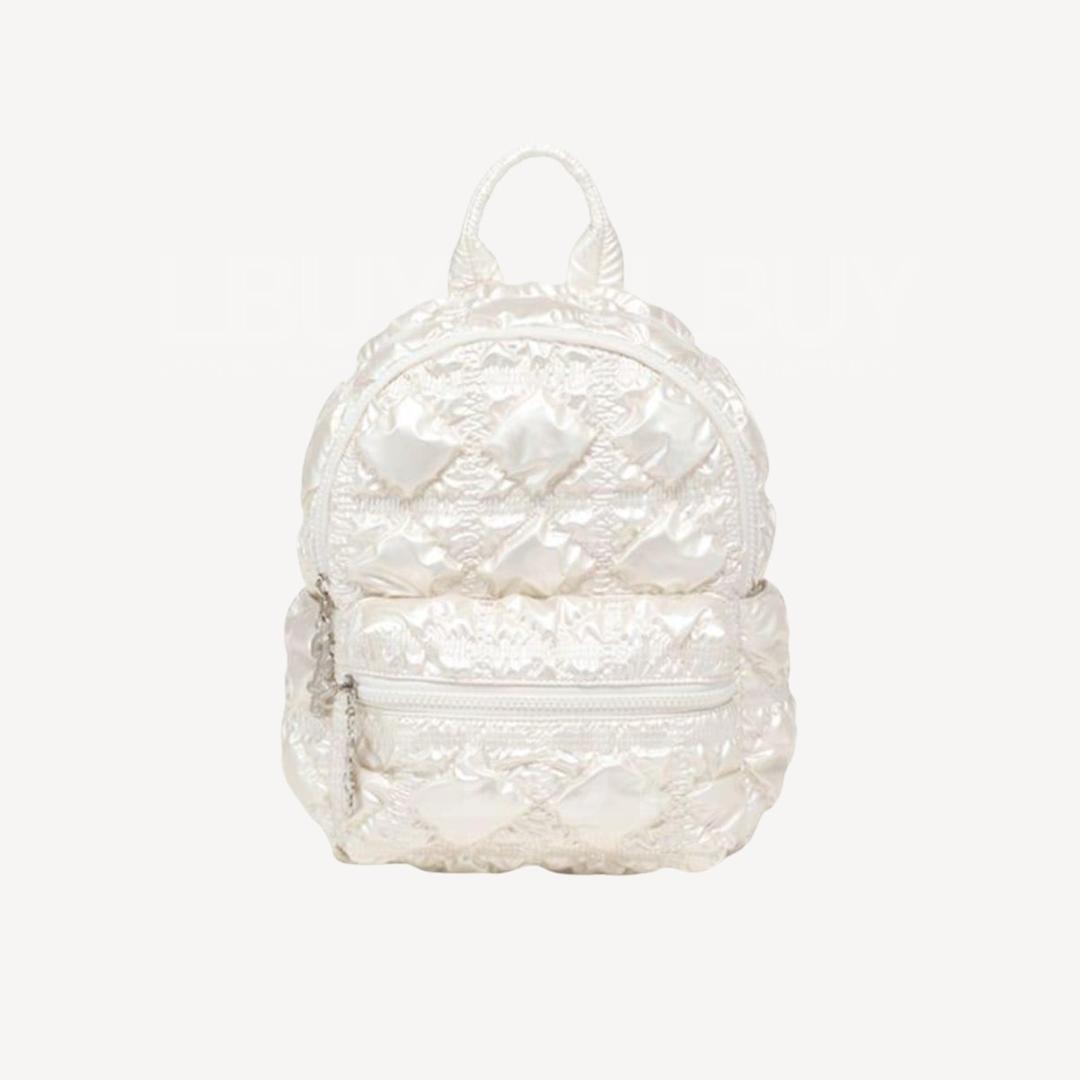 韓國Carlyn Mellow Backpack Pearl White