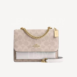 Coach Mini Clear Crossbody Bag In Signature Canvas