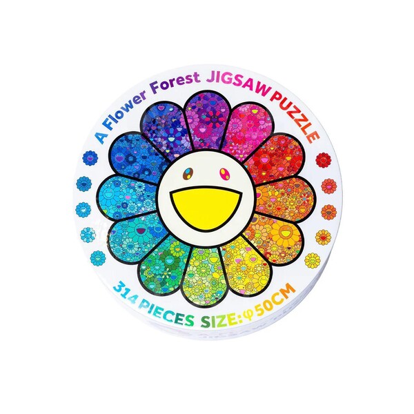 新色 A Flower Forest JIGSAW PUZZLE 村上隆 新品 村上隆-村上隆A Flower Forest Jigsaw Puzzle 314pcs 50cm