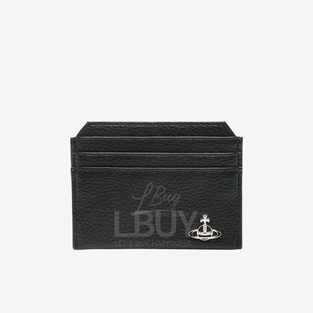 Vivienne Westwood Orb Logo 切角黑色卡片套