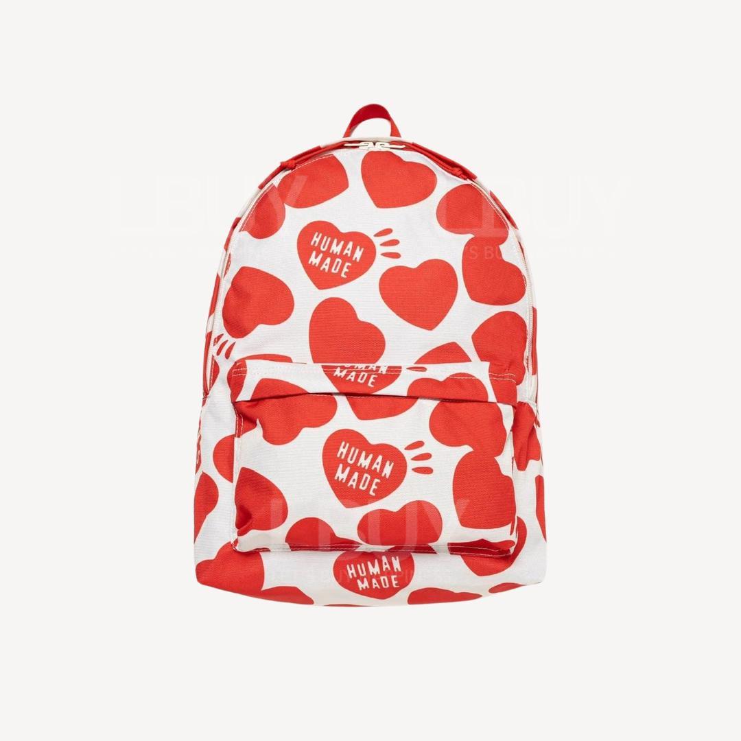 Human Made Heart Backpack Red