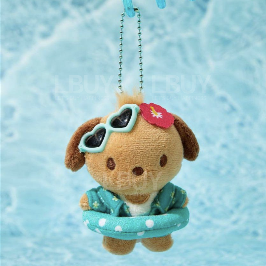 Sanrio 韓國版曬黑 Tanning 公仔鑰匙扣 PC狗