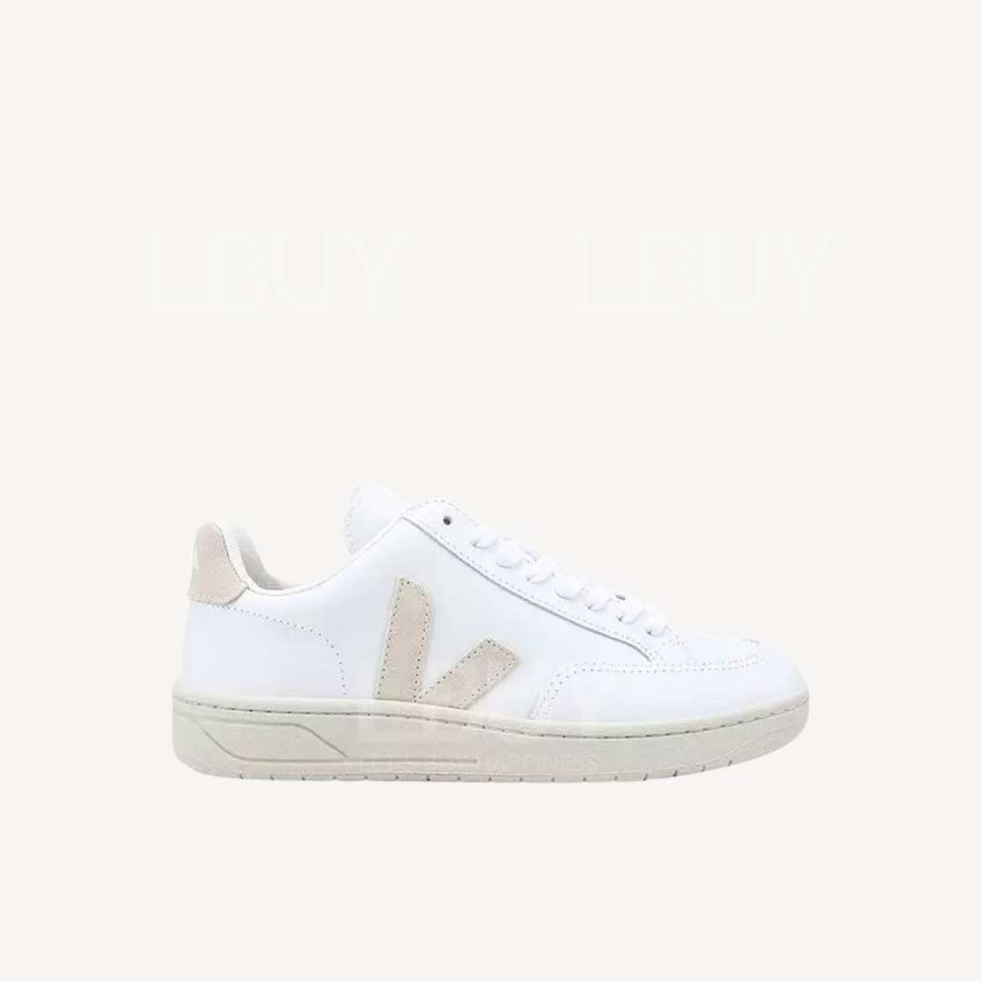 Veja V-12 Patchwork Khaki Logo Sneakers