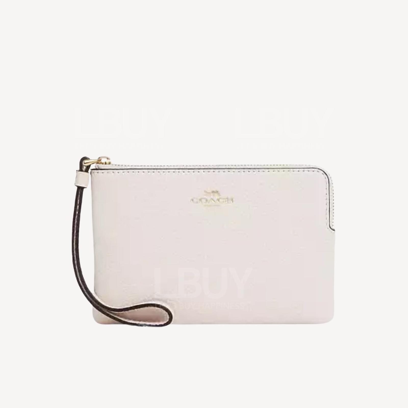 Coach Corner Zip Wristlet