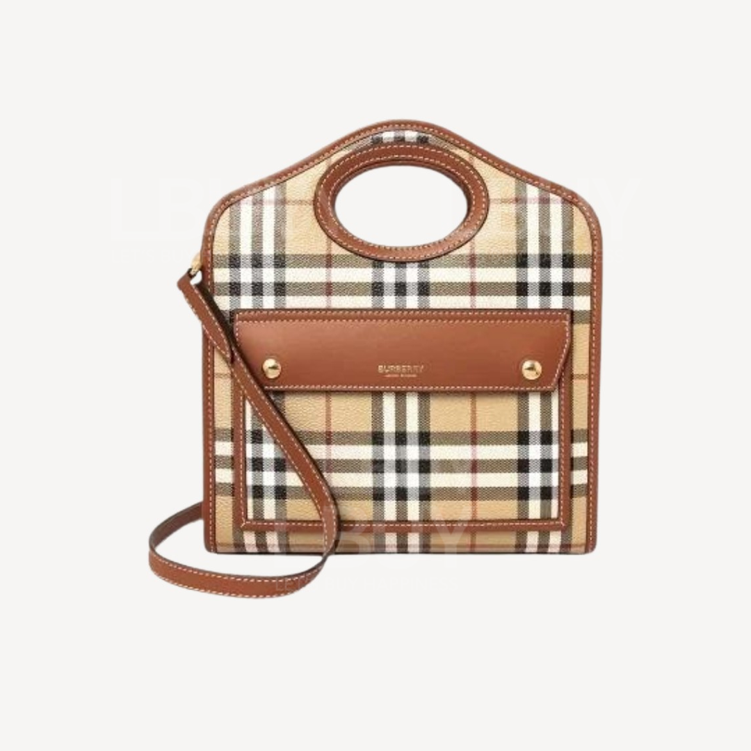Burberry Mini Pocket Bag 經典格子手挽袋斜揹袋 80661661