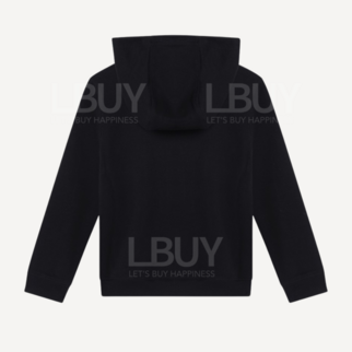 Givenchy Logo Black Long Sleeve Hooded Sweater Zipper Jacket H30937