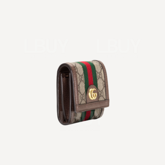 Gucci GG Logo Ophidia Wallet Brown 598662