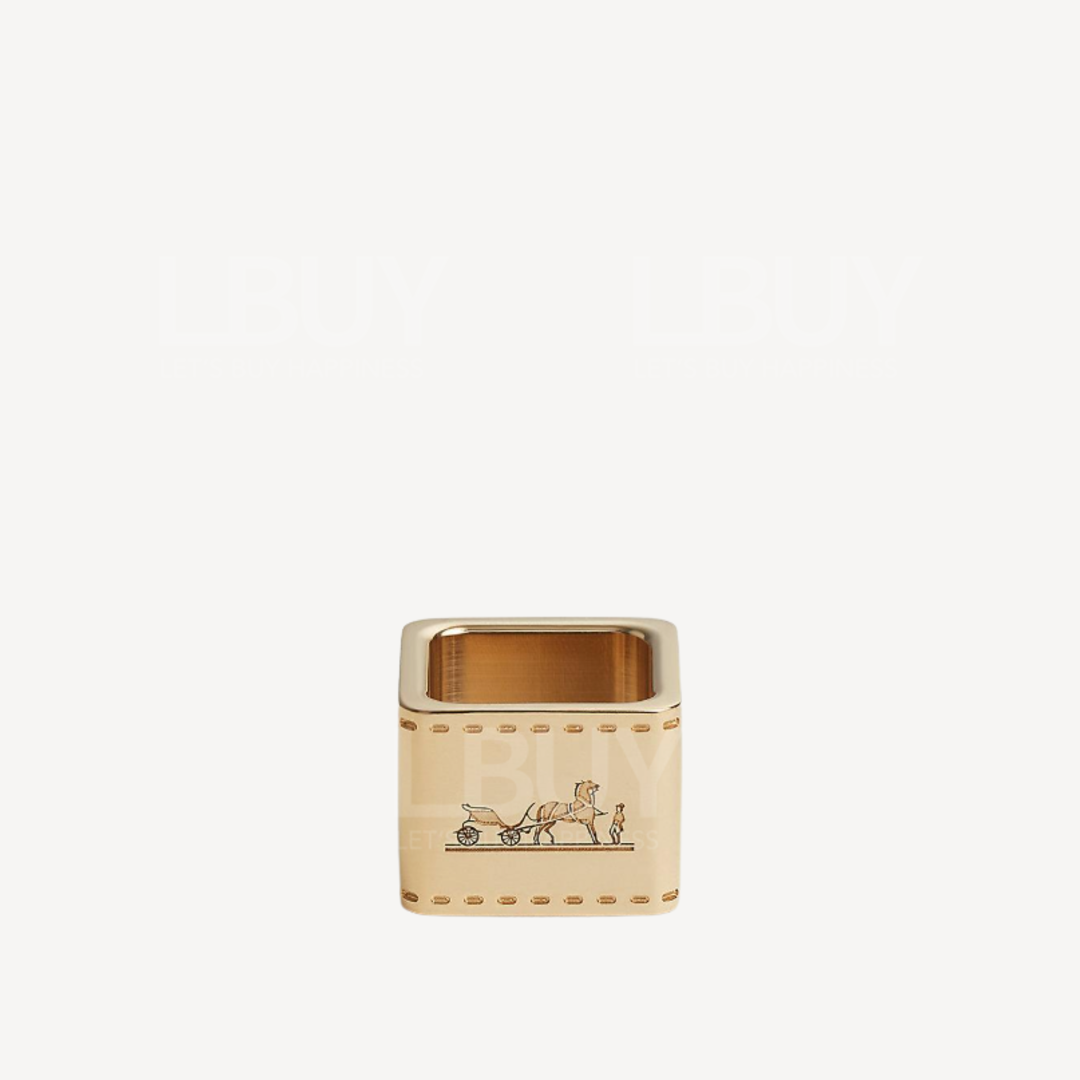 Hermes Mini Bolduc Twilly丝巾环 仿铜色