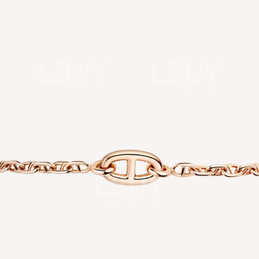 Hermes Farandole Bracelet very small model Rose Gold Pig nose bracelet