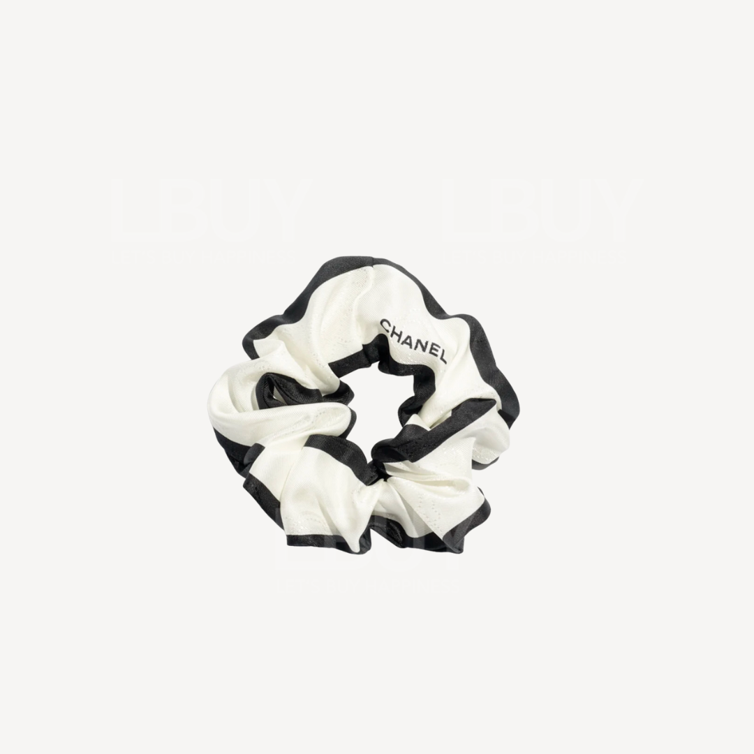 Chanel Headwear 黑色白色髮圈 AAB845