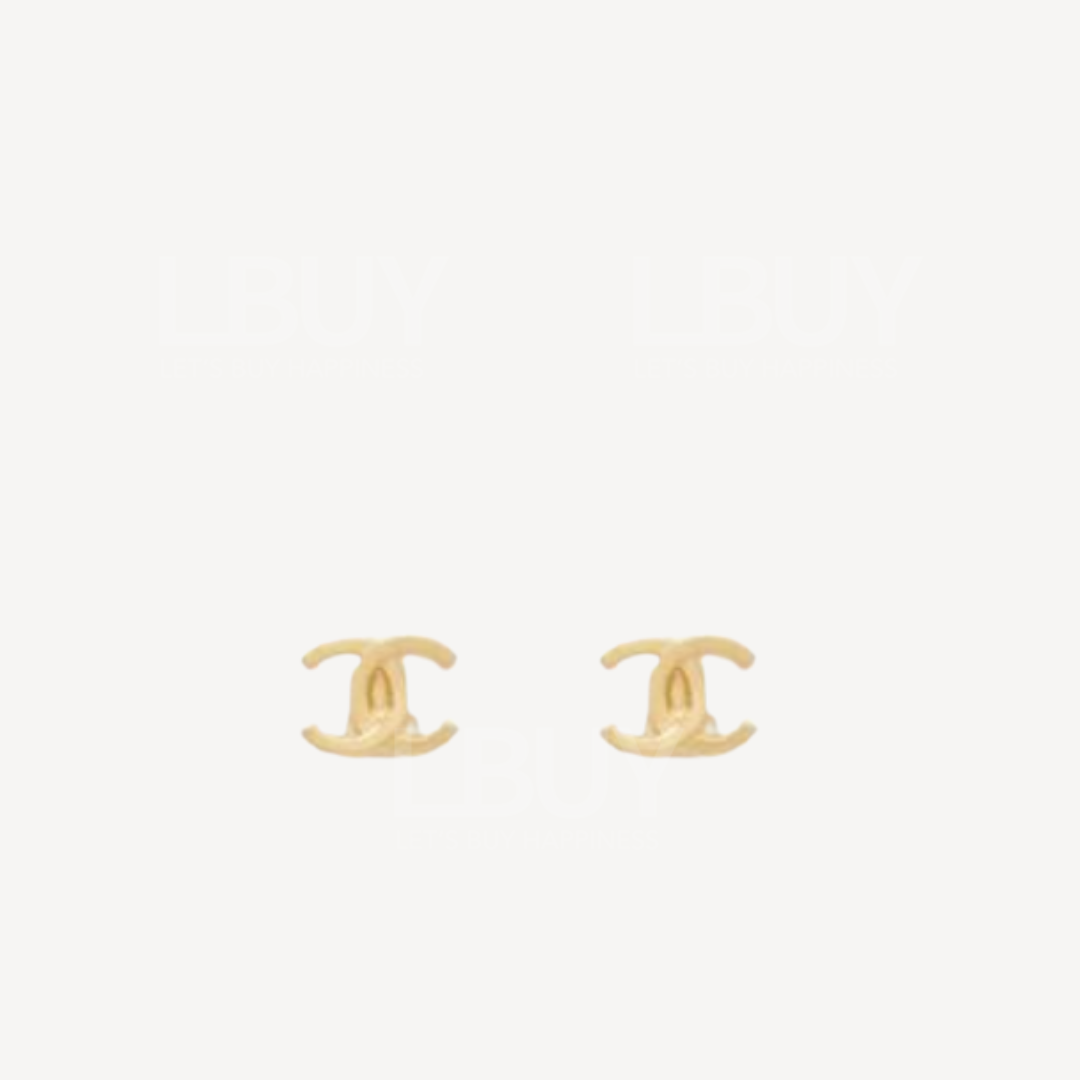Chanel CC logo Gold Earrings ABH151