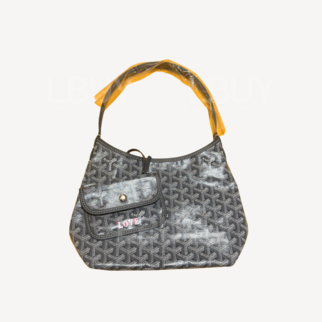 Goyard Boheme Hobo Mini 限量版單肩袋 灰色 併粉紅色繪字Love
