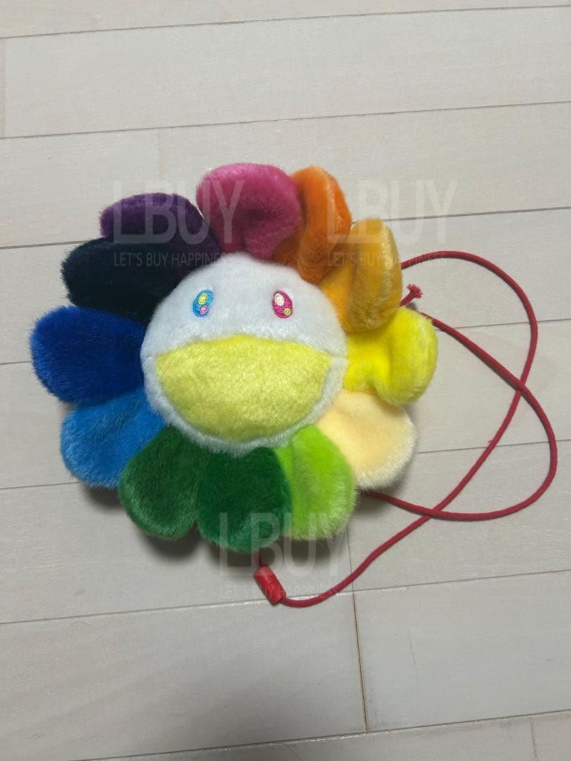 村上隆 Rainbow Flower Pouch with Strap