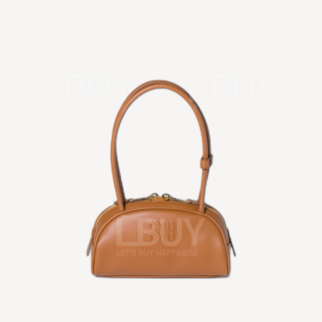 Miu Miu Beau 皮革长手柄保龄球手袋 焦糖色