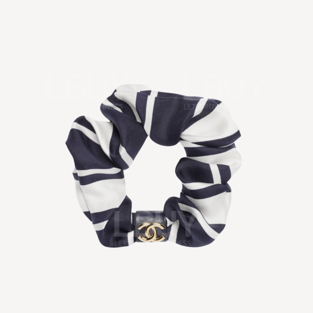 Chanel 黑色白色发圈发饰 AAB895