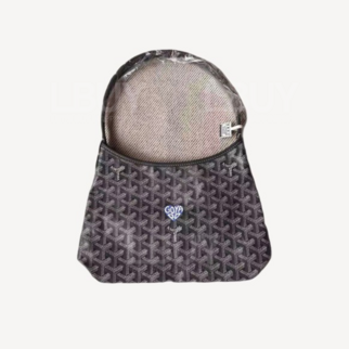 Goyard Boheme Hobo Mini 限量版单肩袋 灰色 并紫蓝色心心