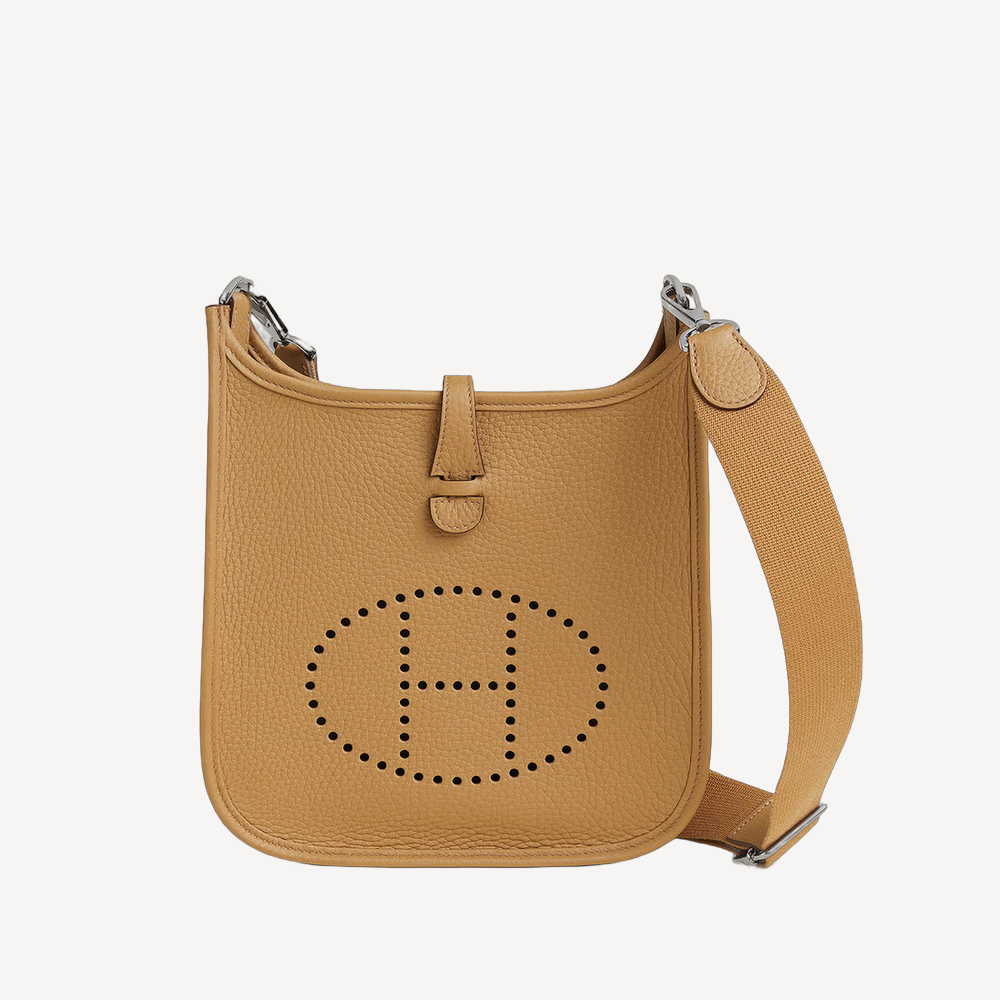 Hermes Evelyne 23 Bag 餅乾色 銀扣