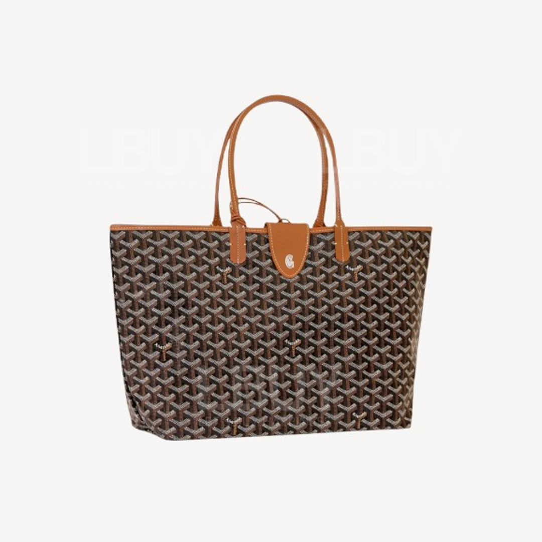 Goyard Saint Louis Bag PM 单肩手袋手挽袋 附皮革磁石夹 黑并啡色