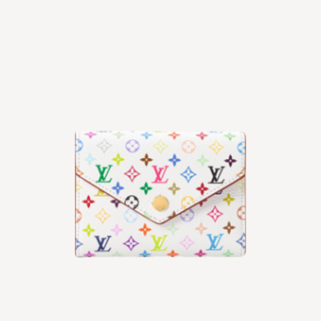 LV x TM Victorine 钱包 白色彩色 M28387