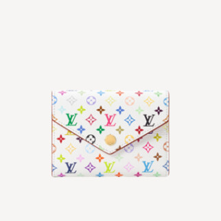 LV x TM Victorine 钱包 白色彩色 M28387