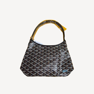 Goyard Boheme Hobo Mini 限量版单肩袋 黑色 并蓝色绘字 SKY