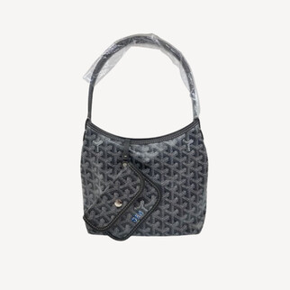 Goyard Boheme Hobo Mini Limited Edition Shoulder Bag Grey and Blue Print Sea