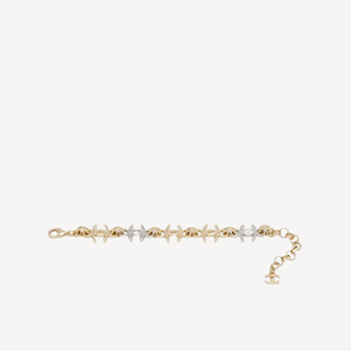 Chanel 金色銀色CC Logo手鍊 ABH113